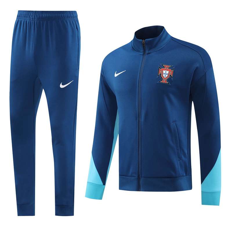 2425 LONG zipper Portugal blue kit S-XXL — foto 1