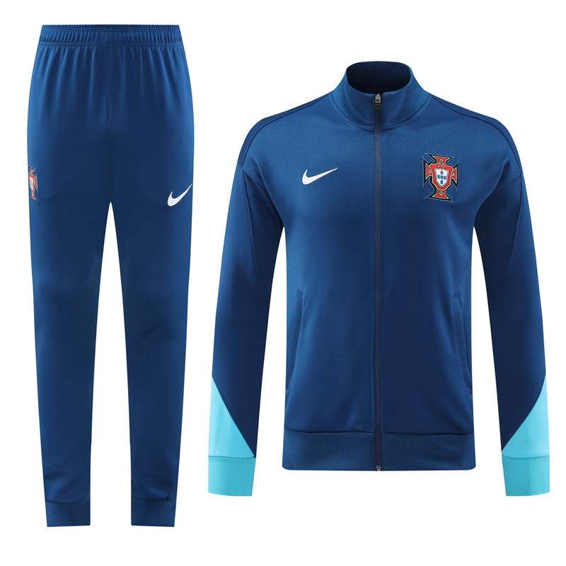 2425 LONG zipper Portugal blue kit S-XXL — foto 2