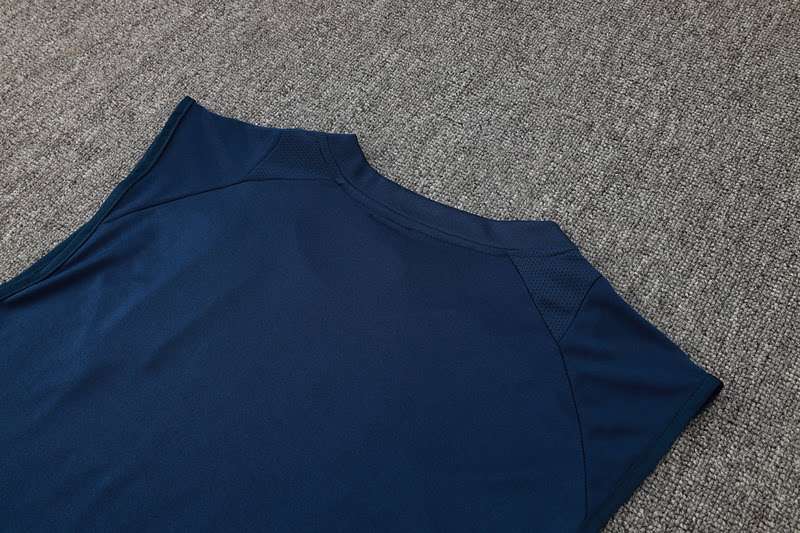 D1146 2425 Arsenal diamond blue taining suit vest S-XXL — foto 5