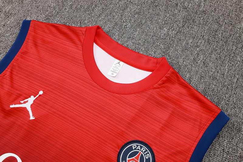 2425 PSG training suit orange and blue vest S-XXL — foto 3