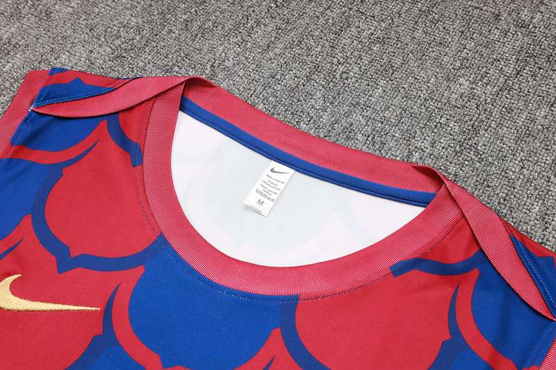 2425 Barcelona training suit vest red flower S-XXL — foto 3