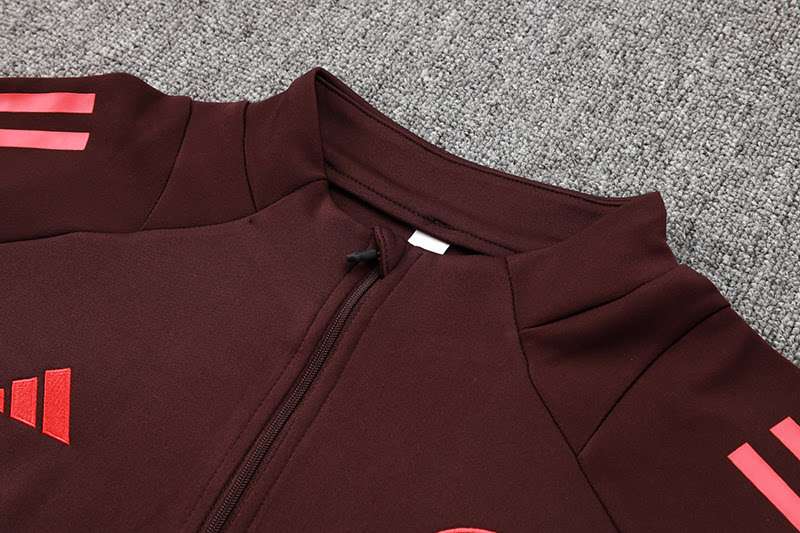 A747 2425 Bayern long zipper deep red kit S-XXL — foto 3