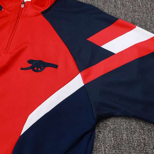 B973 2425 Arsenal half zipper red kit S-XXL — foto 4