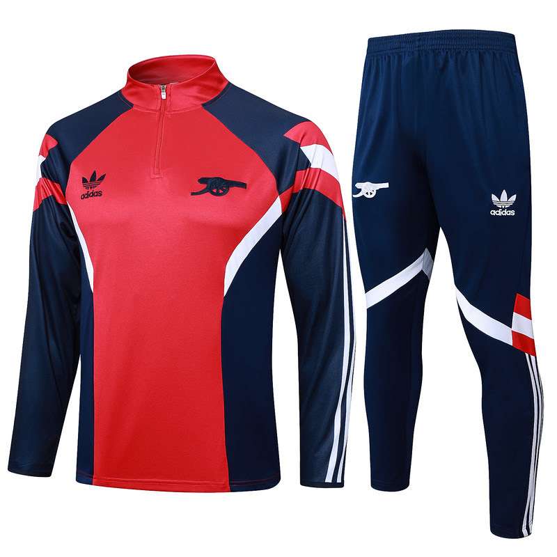B973 2425 Arsenal half zipper red kit S-XXL — foto 1