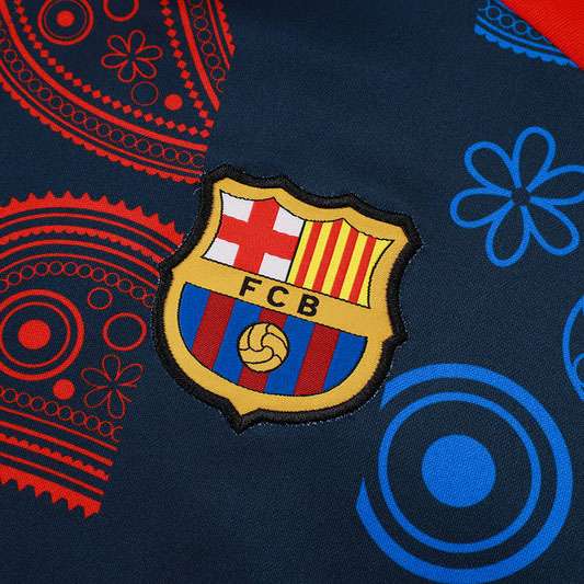 B975 2425 barcelona half zipper sapphire kit S-XXL — foto 5