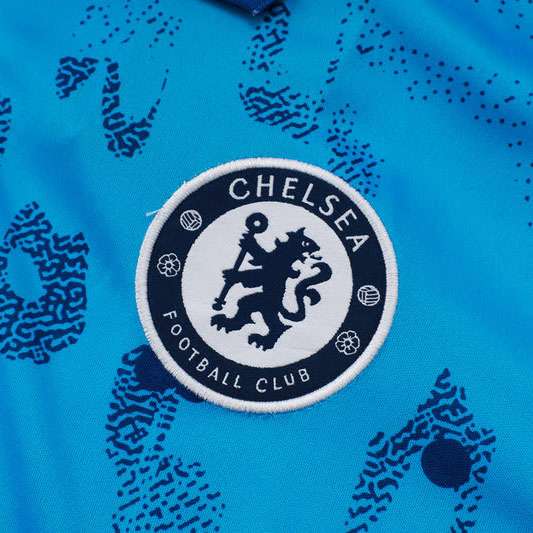 C1136 2425 Polo Chelsea Lake Blue kit S-XXL — foto 4