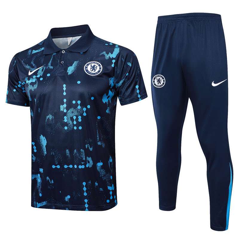 C1137 2425 Polo Chelsea Lake Blue kit S-XXL — foto 1