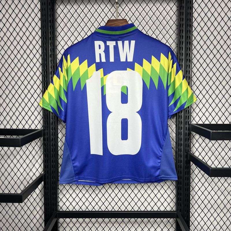 Retro 1995 Brazil Away Corteiz Jersey S-XXL(06B4) — foto 2