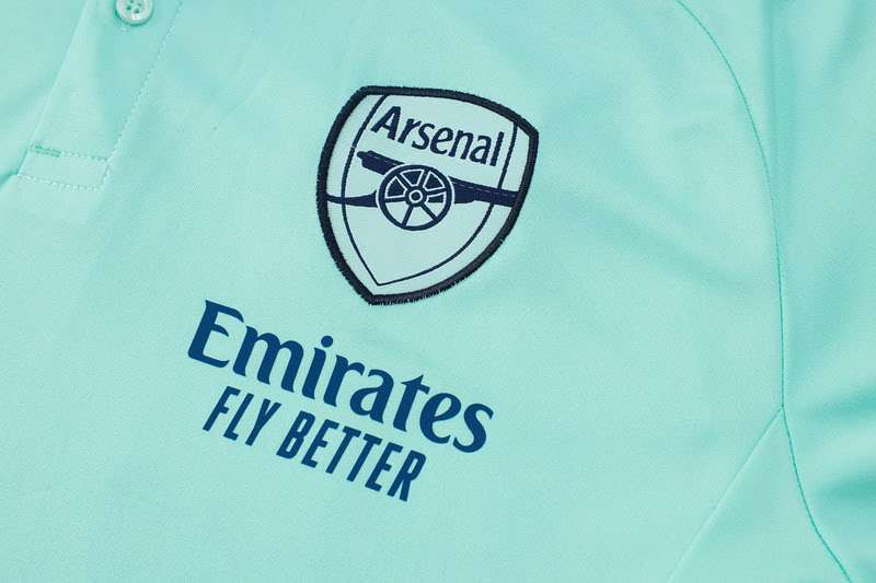 C1129# 2425 Polo Arsenal light blue green kit S-XXL — foto 4
