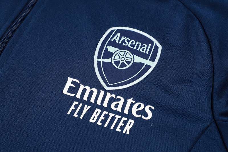 A775 2425 Arsenal long zipper deep blue kit S-XXL — foto 4