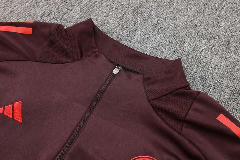 B860 2425 half zipper Bayern red brown S-2XL — foto 3