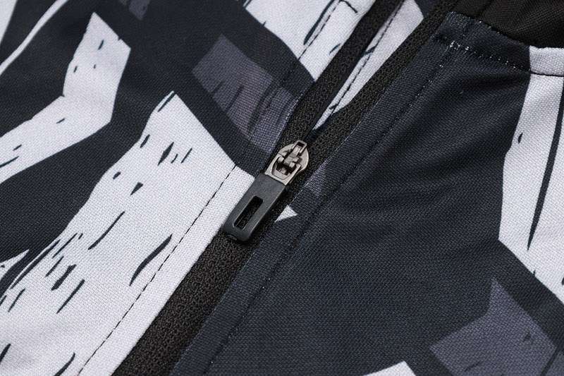 B907 2425 half zipper Arsenal grey white kit S-2XL — foto 5