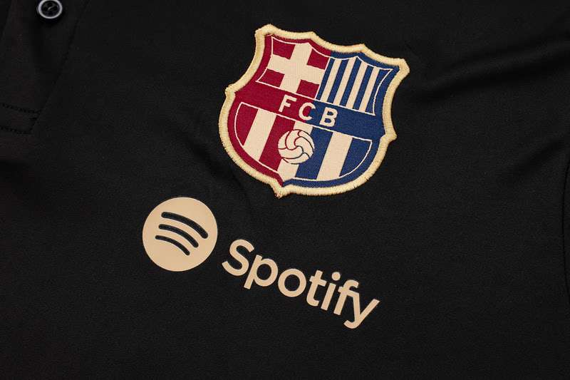 C1094 2425 Barcelona Black polo KIT S-XXL — foto 5