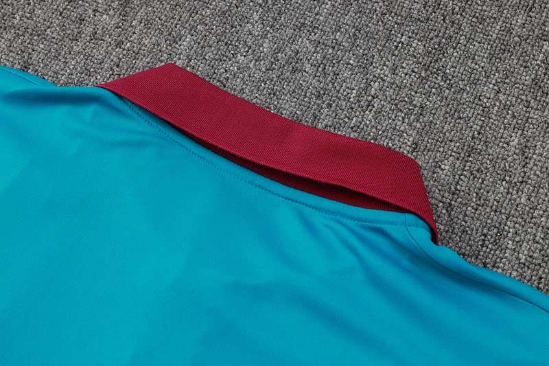 C1125# 2425 Polo PSG lake blue kit S-XXL — foto 5
