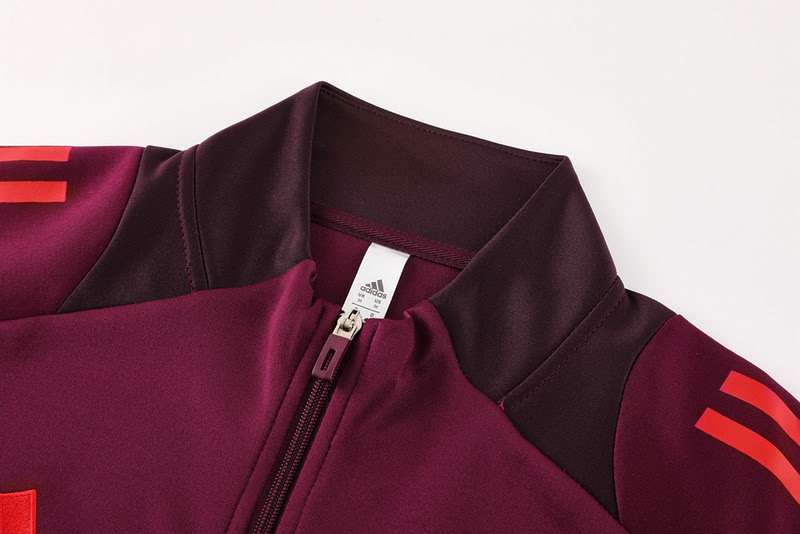 2425 Bayern half zipper deep red kit S-2XL — foto 3