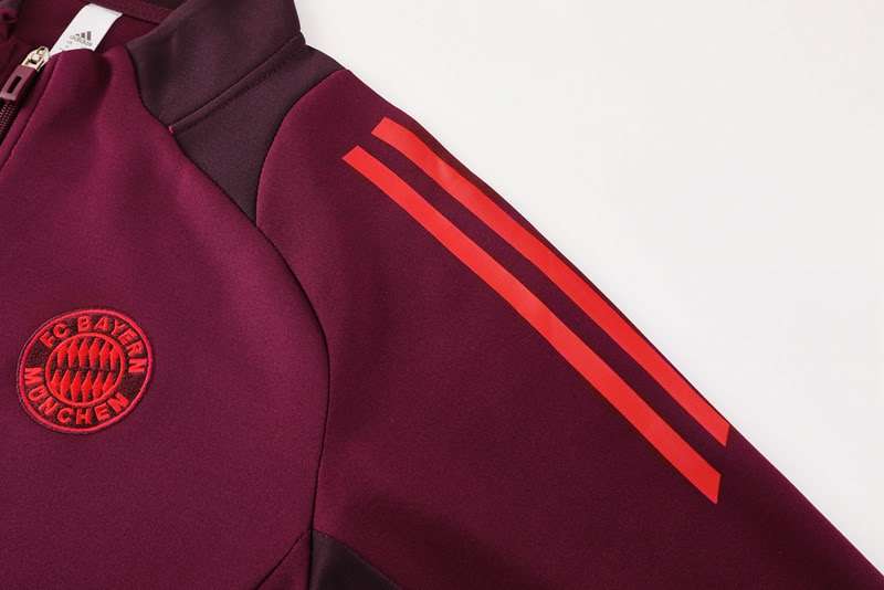 2425 Bayern half zipper deep red kit S-2XL — foto 5