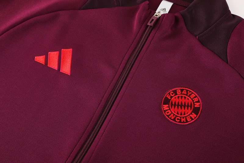 2425 Bayern half zipper deep red kit S-2XL — foto 4