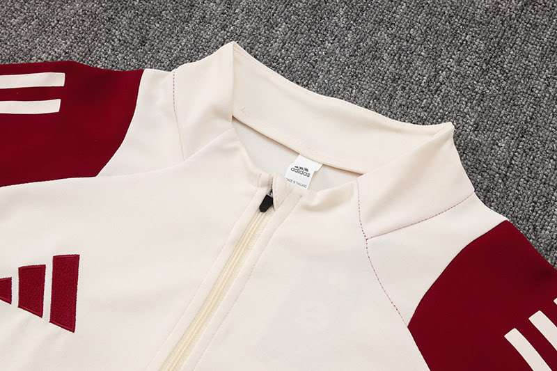 2425 Bayern half zipper white and red kit S-2XL — foto 3