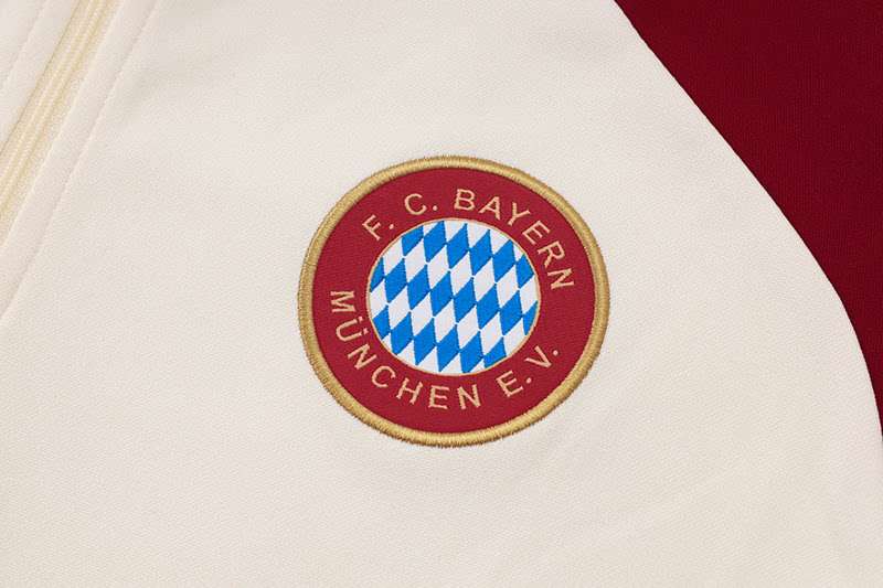 2425 Bayern half zipper white and red kit S-2XL — foto 4