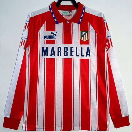 Retro Long sleeve Atletico Madrid 94/95 home S-XXL — foto 1