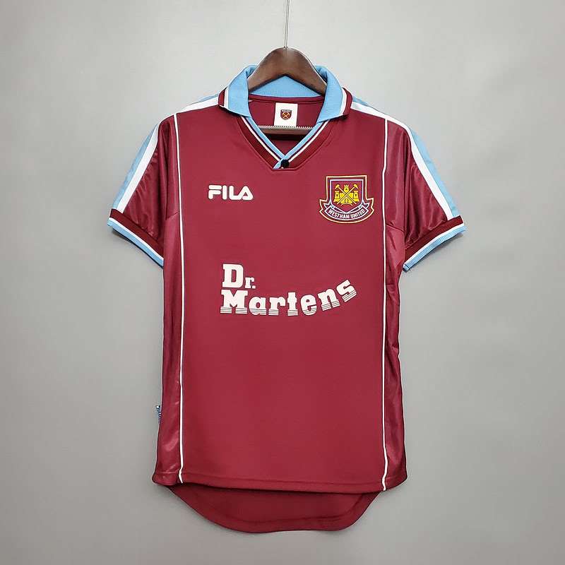 Retro 1999-01 West Ham home S-XXL — foto 1