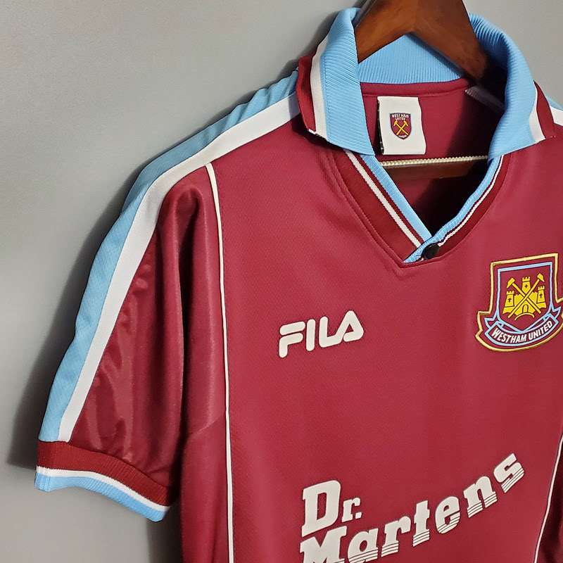 Retro 1999-01 West Ham home S-XXL — foto 4