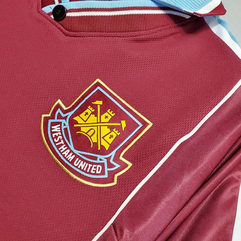Retro 1999-01 West Ham home S-XXL — foto 5