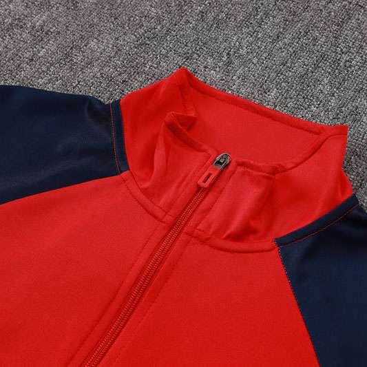 A824 2425 long zipper Arsenal red S-XXL — foto 5