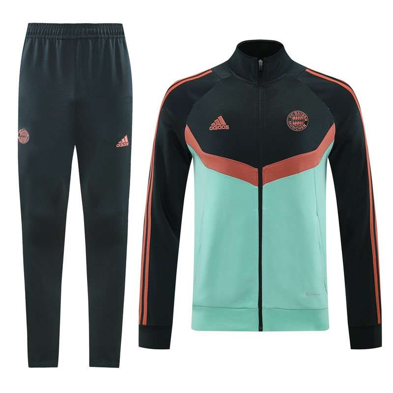 2425 Bayern long zipper grem with black kit S-XXL — foto 2