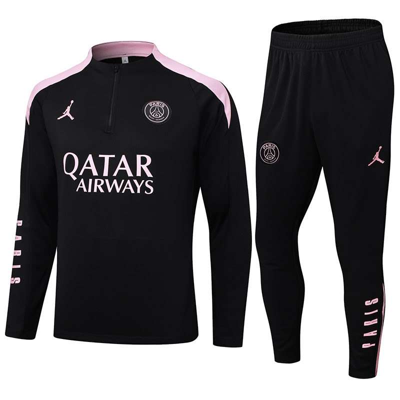 2425 half zipper paris black with pink kit S-2XL — foto 1