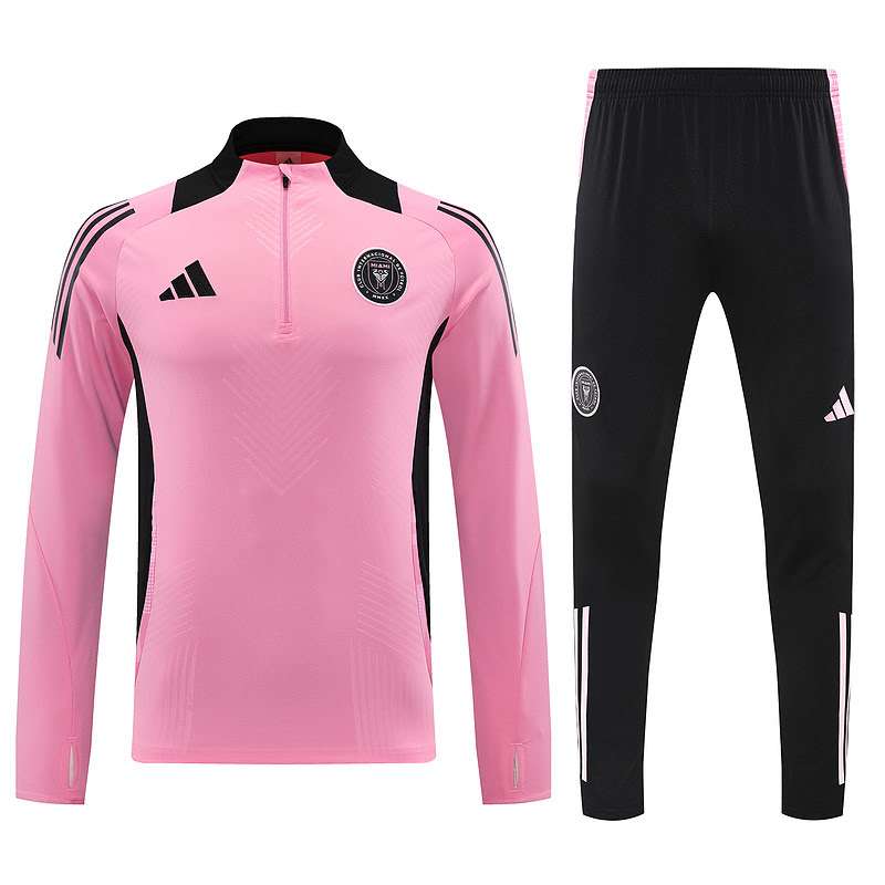 2425 MIAMI half zipper pink training suit S-XXL — foto 2