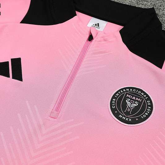 2425 MIAMI half zipper pink training suit S-XXL — foto 4