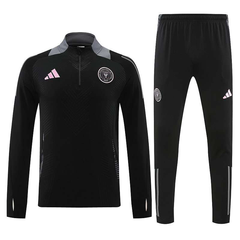 2425 MIAMI half zipper black training suit S-XXL — foto 2