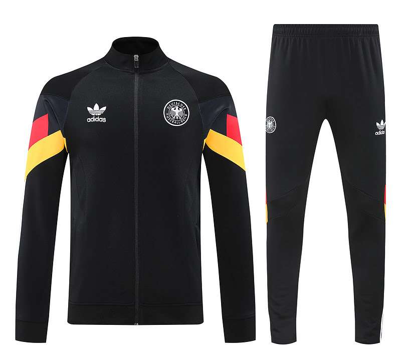 2425 Germany long zipper black kit S-XXL — foto 2