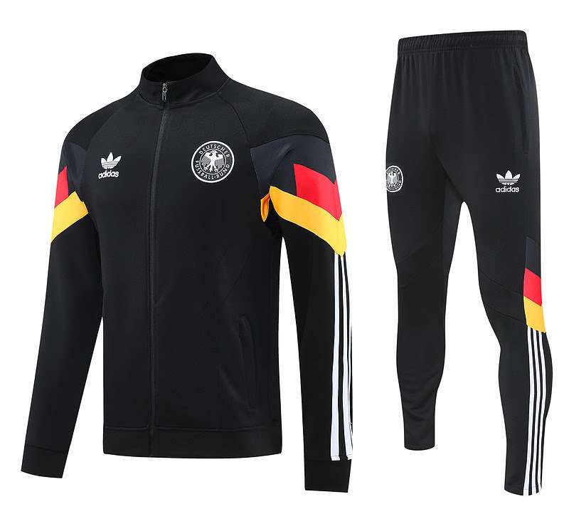 2425 Germany long zipper black kit S-XXL — foto 1