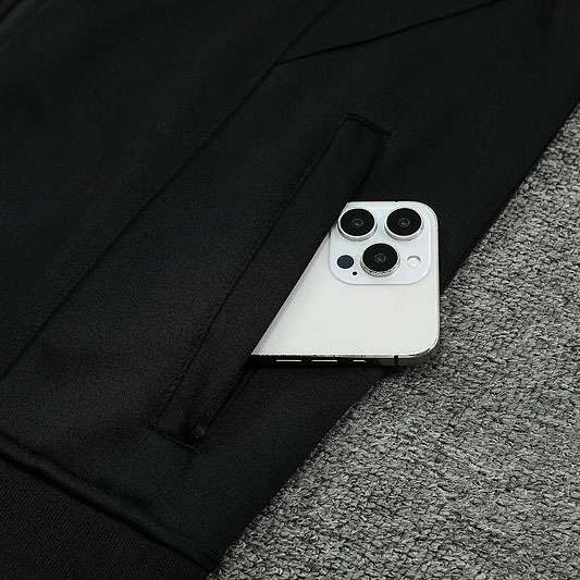 2425 Germany long zipper black kit S-XXL — foto 5