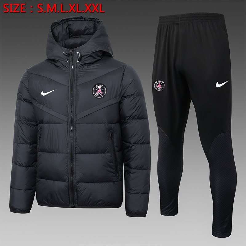 23/24 PSG black cotton jacket S-2XL — foto 1