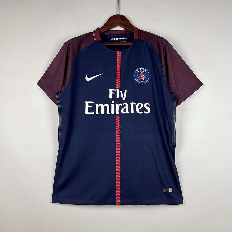 17-18 Home PSG Paris Saint-Germain Retro — foto 1