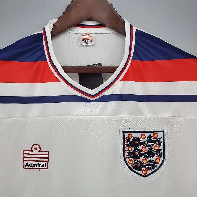 1982 Retro England home S-XXL — foto 3