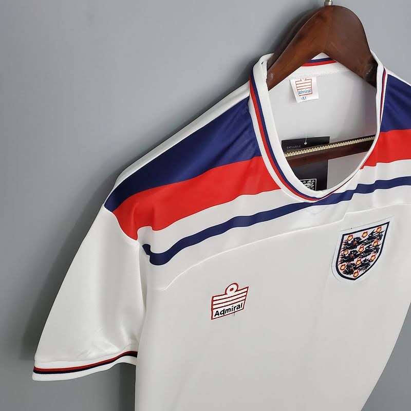 1982 Retro England home S-XXL — foto 4