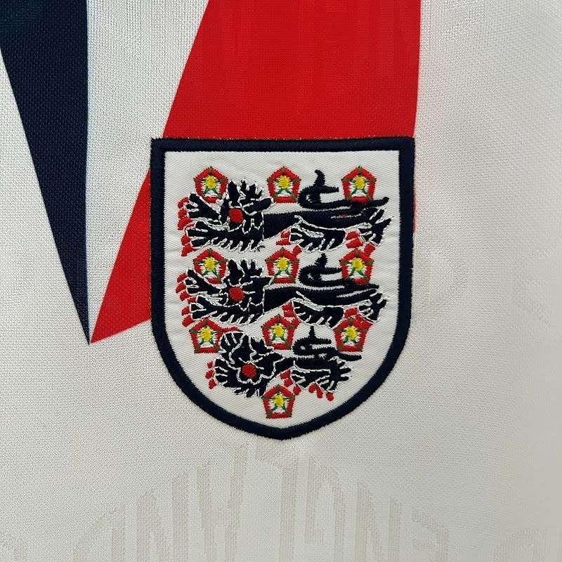 1992 Retro England home S-XXL — foto 5