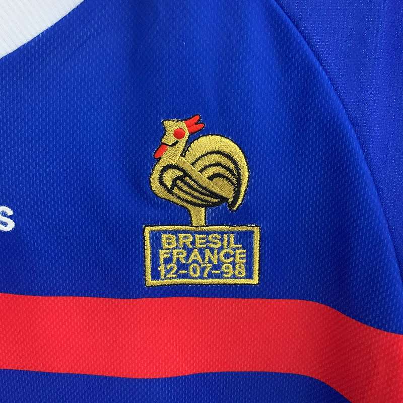 1998 Retro France home long sleeve S-XXL — foto 5