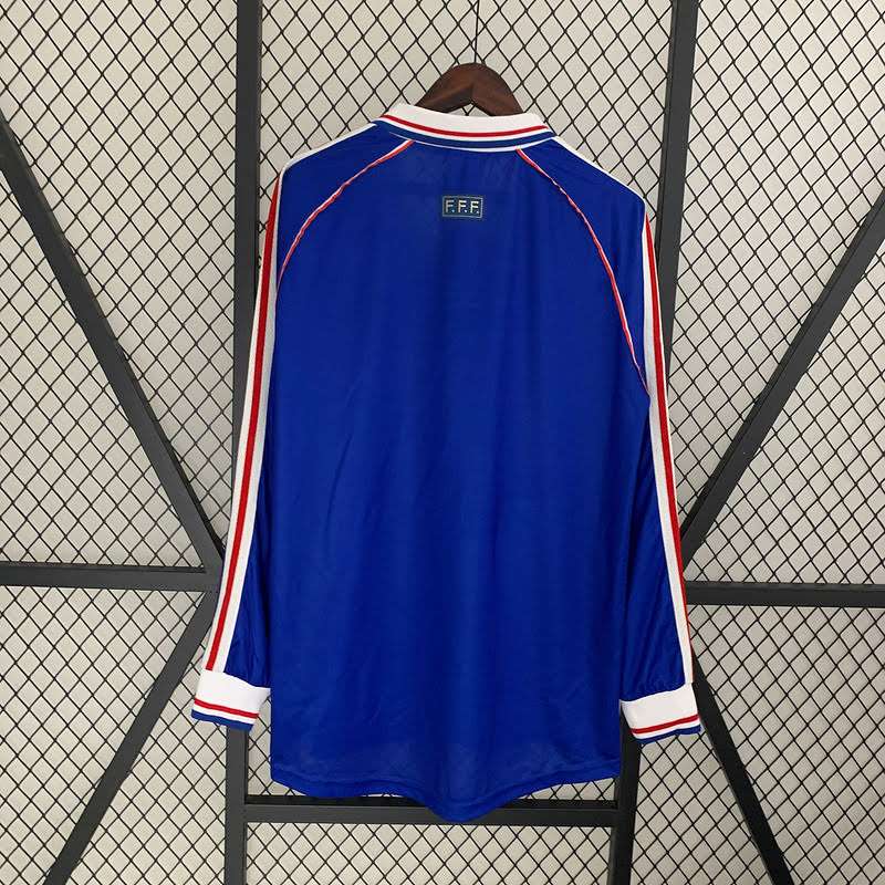 1998 Retro France home long sleeve S-XXL — foto 2