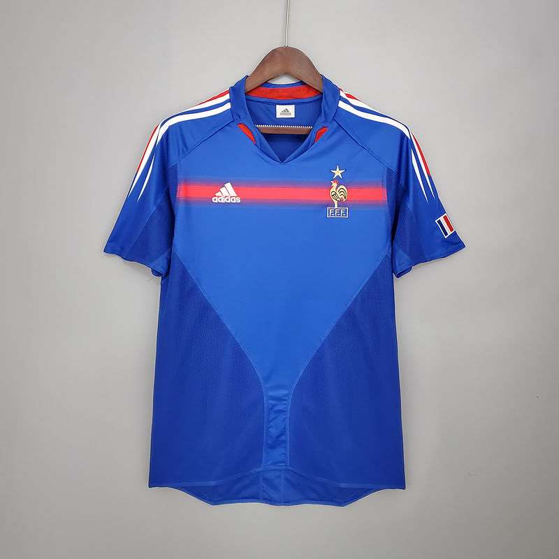 Retro 2004 France home S-2XL — foto 1