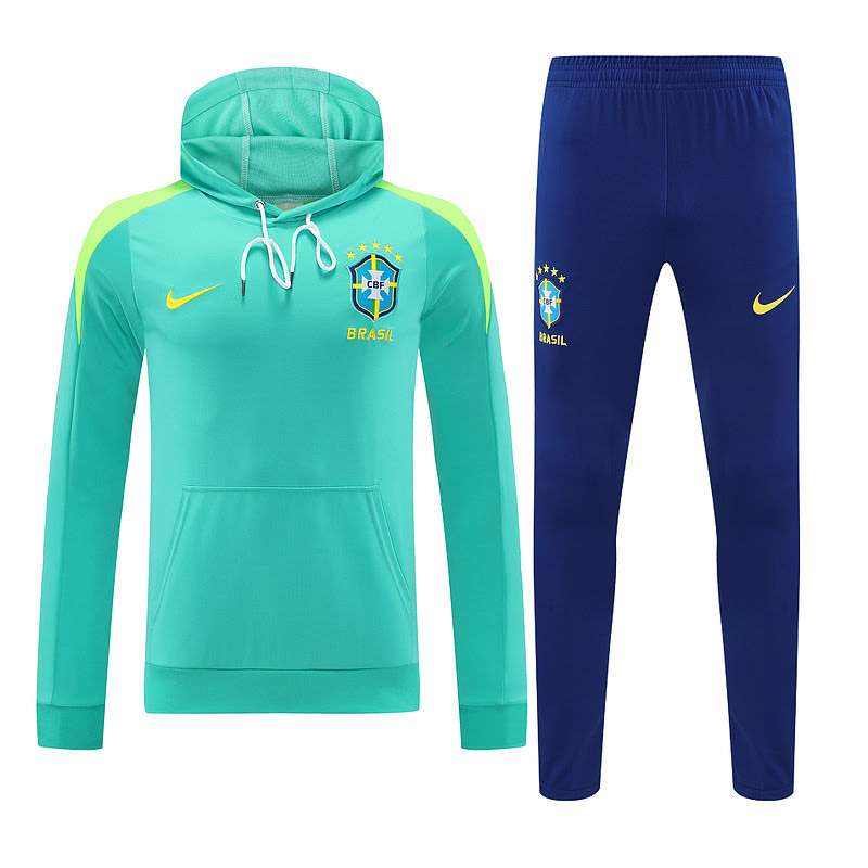 2526 Brazil green Hooded sweatshirt suit S-2XL — foto 2