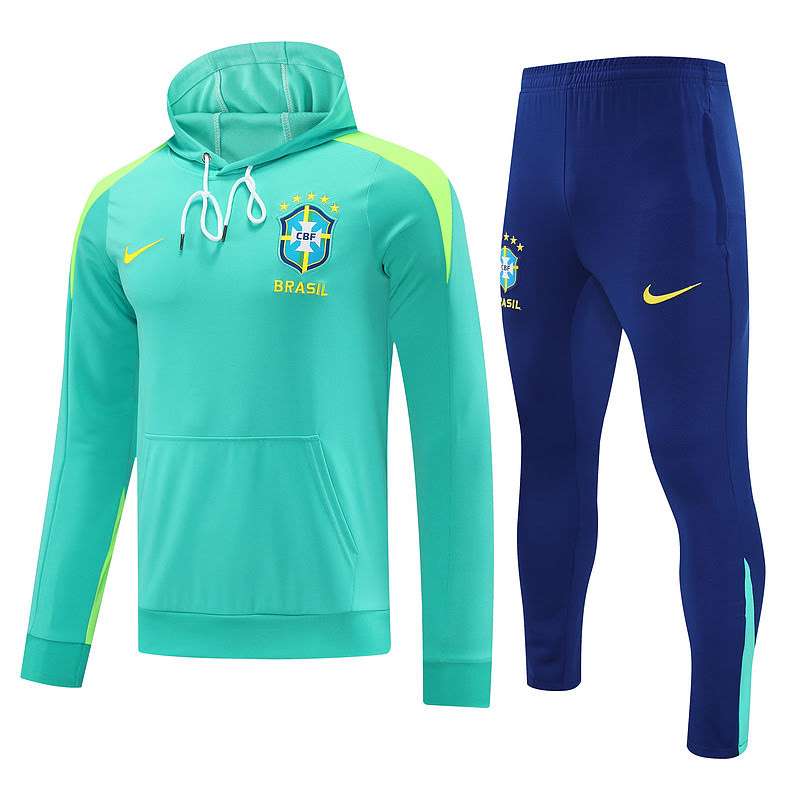 2526 Brazil green Hooded sweatshirt suit S-2XL — foto 1