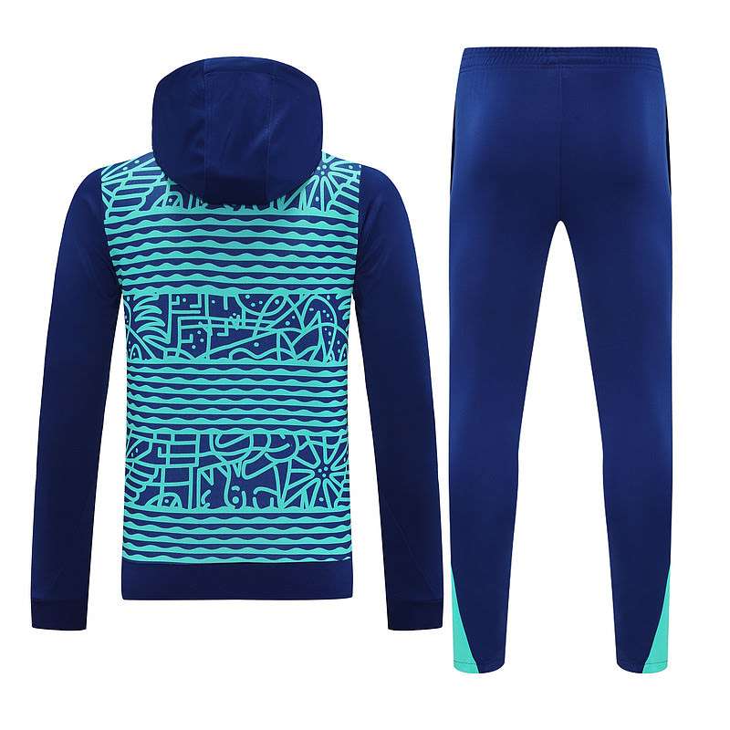 2526 Brazil sapphire Hooded sweatshirt suit S-2XL — foto 3