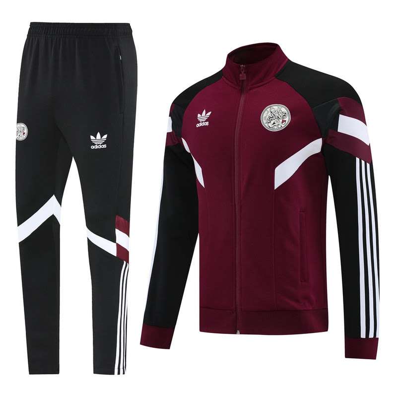 2425 ajax long zipper black with red kit S-XXL — foto 1