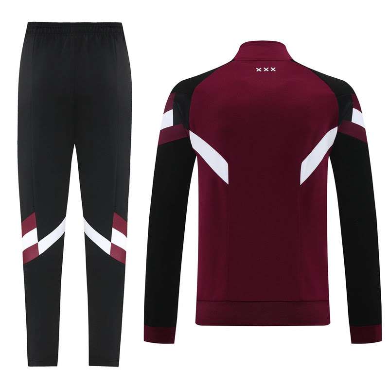 2425 ajax long zipper black with red kit S-XXL — foto 3