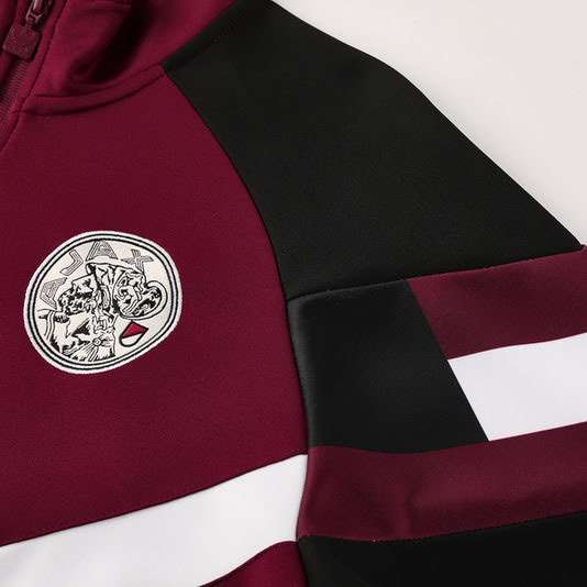 2425 ajax long zipper black with red kit S-XXL — foto 5